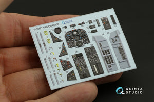 Intérieur imprimé en 3D et coloré sur papier décalcomanie Quinta Studio QD48138 F-105D (pour kit HobbyBoss) 1/48 – image 2