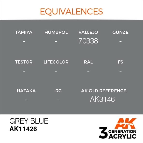 AK Interactive AK11426 Gray Blue 17ml – image 3