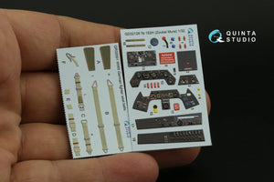 Quinta Studio QD32128 Ta 152H 3D-Printed &amp;amp; colored Interior on decal paper (Zoukei-Mura) 1/32 – image 2