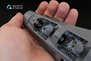 Quinta Studio QD32023 F-16D 3D-Printed &amp;amp; colored Interior on decal paper (for Academy kit) 1/32 – image 6