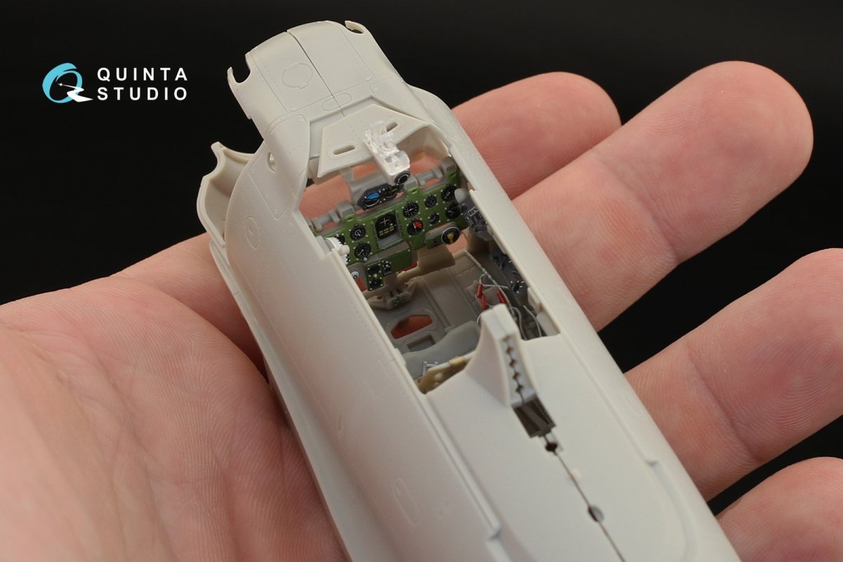 Quinta Studio QD32026 A6M5 (Mitsubishi prod.) 3D-Printed &amp;amp; coloured Interior on decal paper (for Tamiya kit) 1/32 – zdjęcie 7