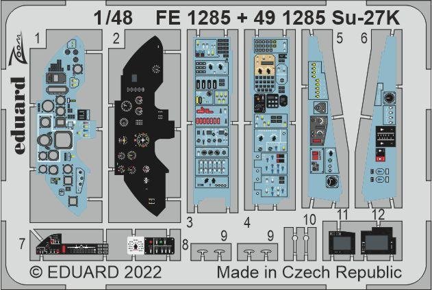 Eduard BIG49345 Su-27K MINIBASE 1/48 – zdjęcie 3