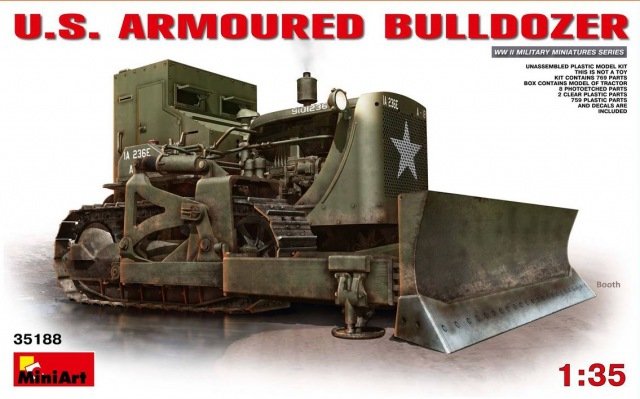 MiniArt 35188 Bulldozer blindé américain 1/35