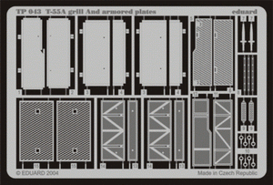 Eduard TP043 T-55A grill and armoured plates 1/35 Tamiya