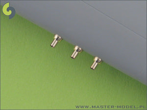 Master AM-48-025 P-40 E-N - fairings with blast tubes for .50cal Browning (6pcs) 1/48 – immagine 3