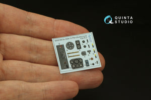 Quinta Studio QD32166 Do 335A-12 3D-Printed &amp;amp; coloured Interior on decal paper (Zoukei-Mura) 1/32 – immagine 16