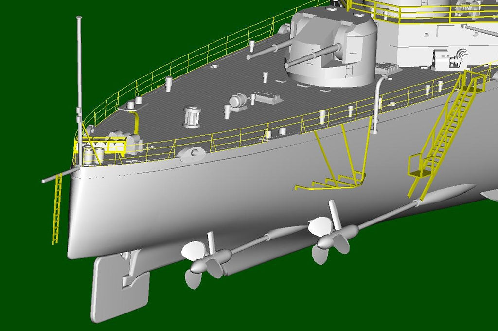 Trumpeter 05366 HMS Naiad 1/350 – imagen 15