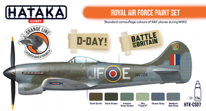 Hataka HTK-CS07 ORANGE LINE – Royal Air Force paint set 6x17 – image 2