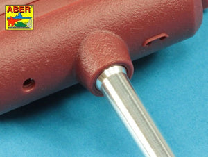 Aber 35L-241 7,5 cm barrel with muzzle brake for Panther Ausf.A 1/35 – immagine 6