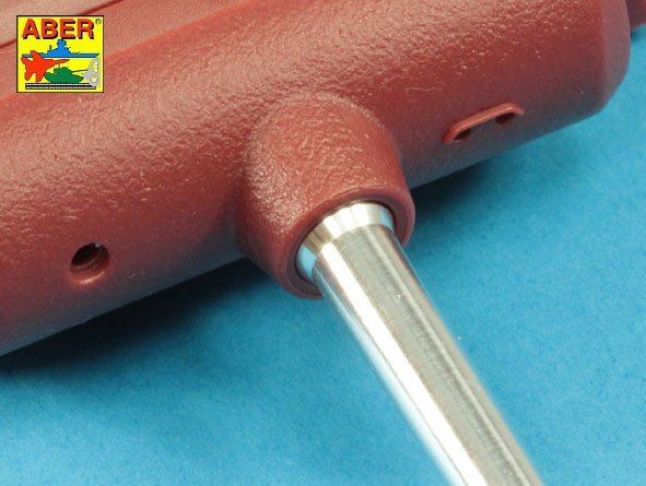 Aber 35L-241 7,5 cm barrel with muzzle brake for Panther Ausf.A 1/35 – immagine 6