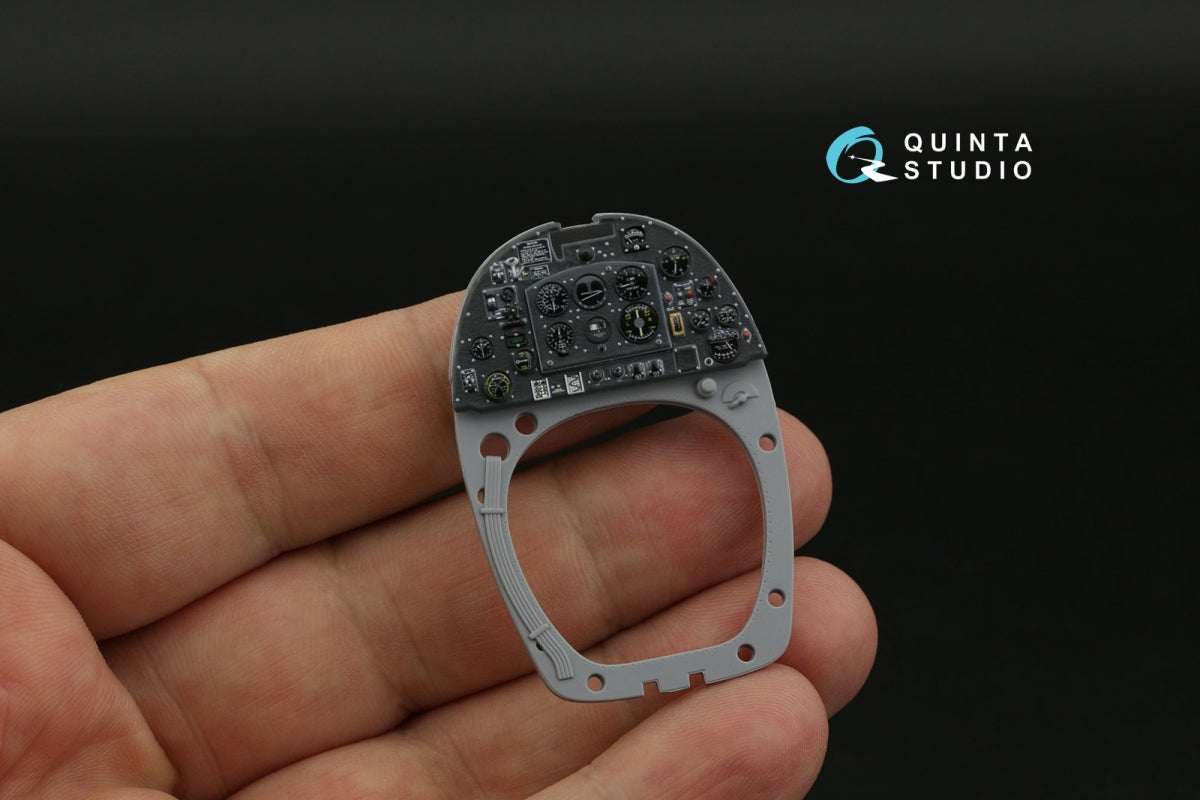 Quinta Studio QD24021 Spitfire Mk.VIII 3D-Printed &amp;amp; coloured Interior on decal paper (Airfix) 1/24 – immagine 9
