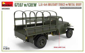 MiniArt 35383 G7107 w/CREW 1,5t 4X4 CARGO TRUCK w/METAL BODY 1/35 – Bild 6