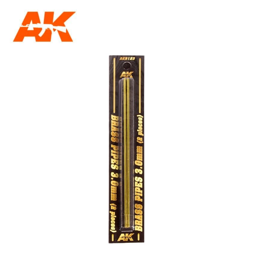 AK Interactive AK9123 BRASS PIPES 3.0MM Ø. 2 UNITS – Bild 2