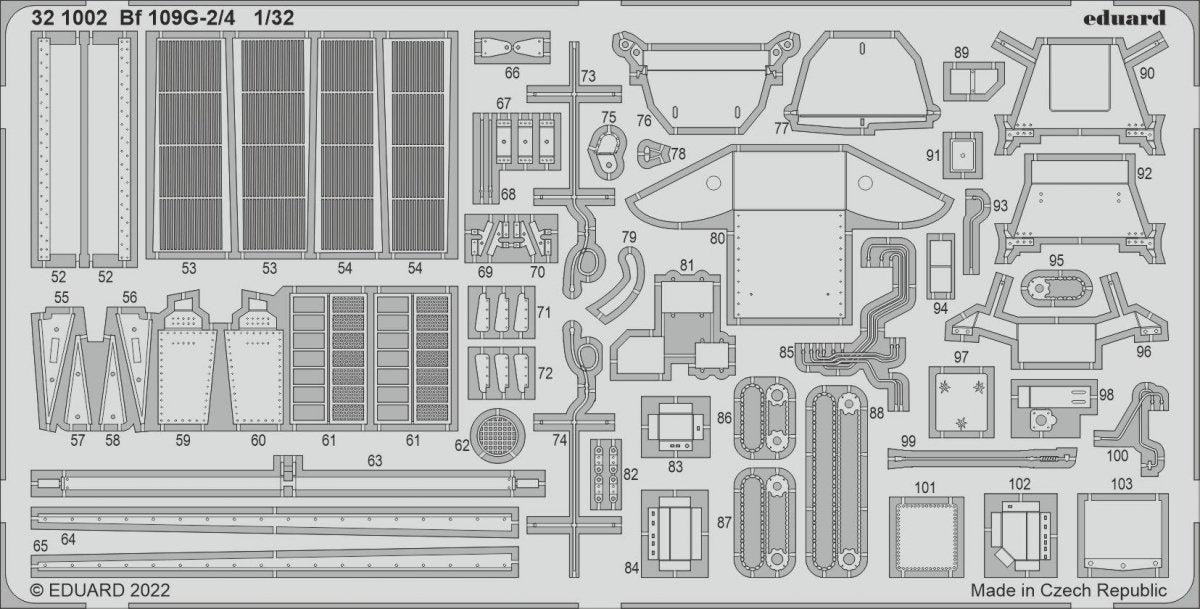 Eduard BIG33148 Bf 109G-2/4 REVELL 1/32 – image 4