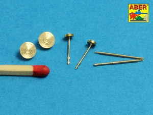 Aber 35 L-223 Set of 2 barrels for Soviet tank 7,62mm DT machine gun 1/35