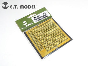 ET Model J48-001 Piste d&amp;#39;atterrissage en tôle d&amp;#39;acier perforée alliée de la Seconde Guerre mondiale 1/48