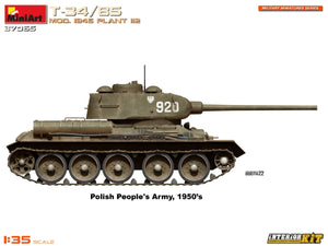 MiniArt 37065 T-34/85 MOD. 1945. PLANT 112. INTERIOR KIT 1/35 – zdjęcie 14
