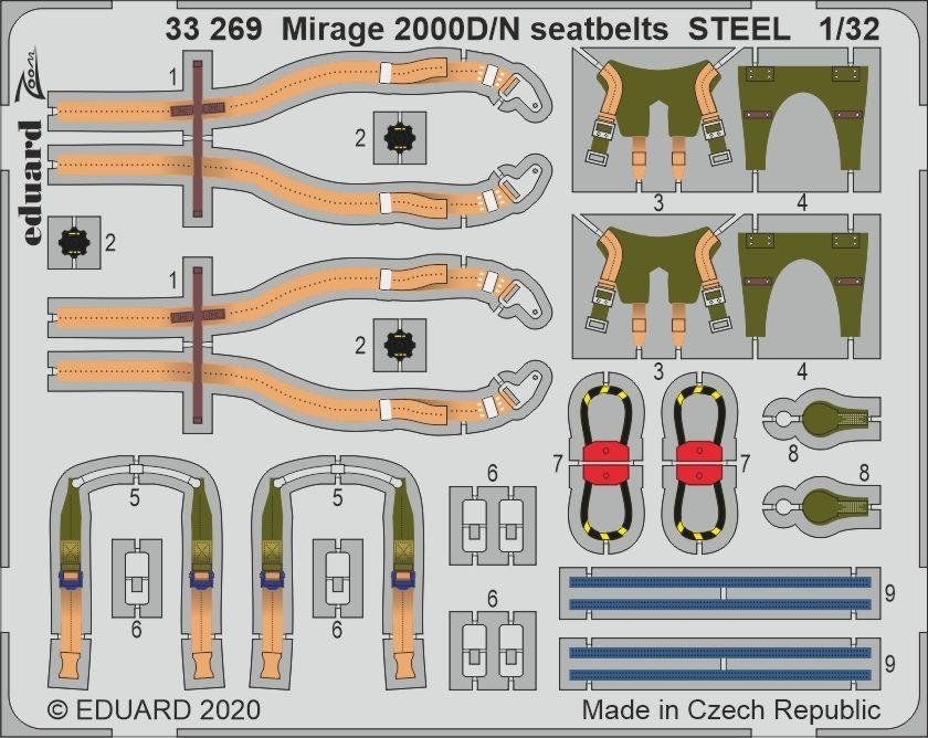 Eduard BIG33126 Mirage 2000N for KITTY HAWK 1/32 – immagine 2