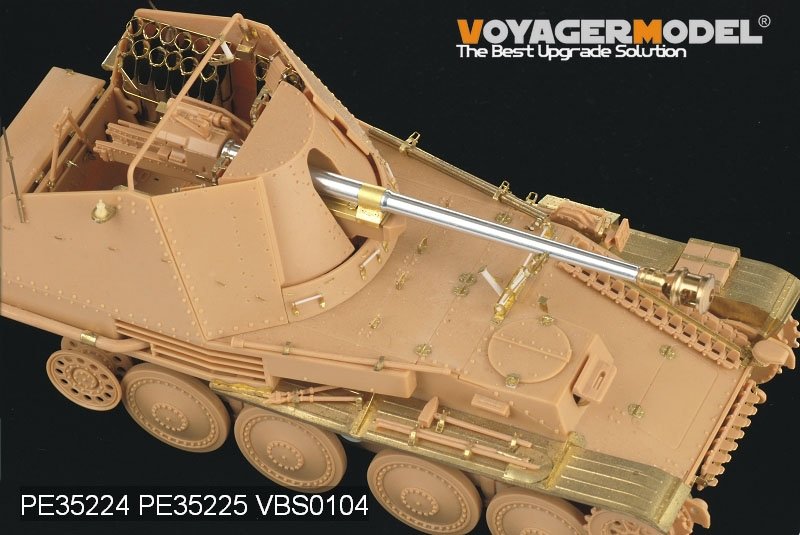 Garde-boues Voyager Model PE35225 pour char allemand Marder III M de la Seconde Guerre mondiale, compatibles avec le modèle TAMIYA 35255 au 1/35 – image 6