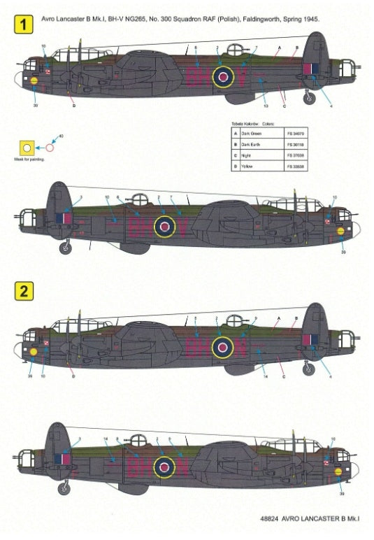 Techmod 48824 Avro Lancaster B Mk I 1/48 – image 3