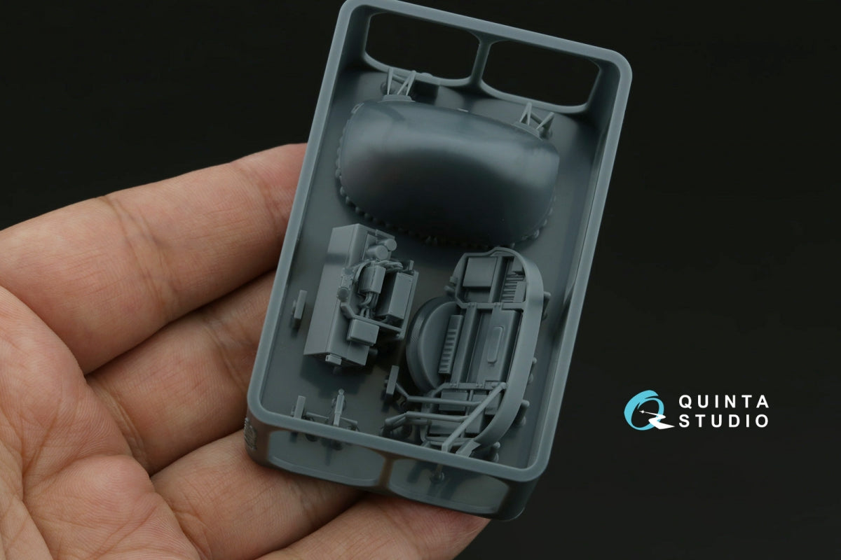 Quinta Studio QD+48635 Ка-52М radar bay with nose cone (Quinta Models) (with 3D-printed resin parts) 1/48