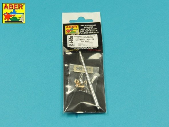 Aber 35L-005N Lufa z hamulcem wylotowym Pak 40/3 do Mardera III M 1/35 – Bild 2