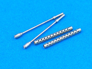 Aber 35L-062 Set of 2 Turned U.S barrels for Browning M-1919 A4 with two part muzzle 1/35