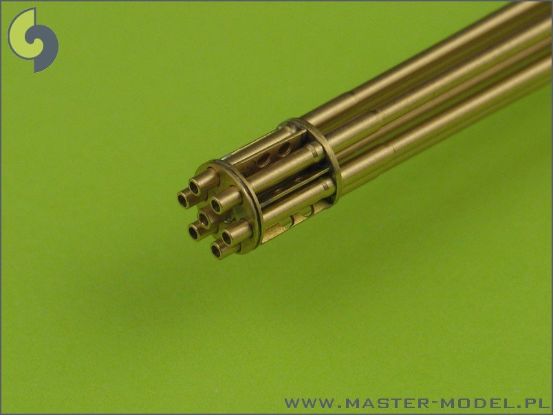 Master AM-32-029 M61 A1 Vulcan - Six-barrelled rotary 20mm cannon - turned barrels with etched barrel clamps 1/32 – Bild 4