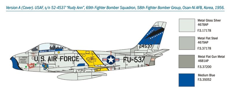 Italeri 1426 F-86F Sabre 1/72 – image 6