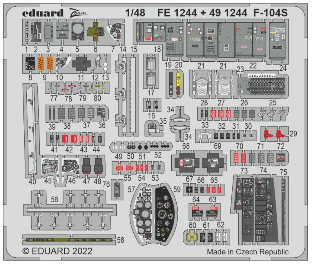 Eduard FE1244 F-104S KINETIC 1/48