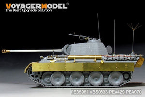 Maquette Voyager PE35981 Char Panther A allemand de la Seconde Guerre mondiale (modèle de base) pour TAKOM au 1/35 – image 18
