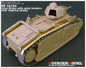 Maquette Voyager PE35104 Char bibis français de la Seconde Guerre mondiale avec ailes larges (version B incluant le canon) pour TAMIYA 35282 au 1/35 – image 12