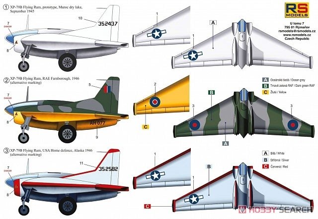 RS Models 92257 XP-79B Flying Ram 1/72 – immagine 5