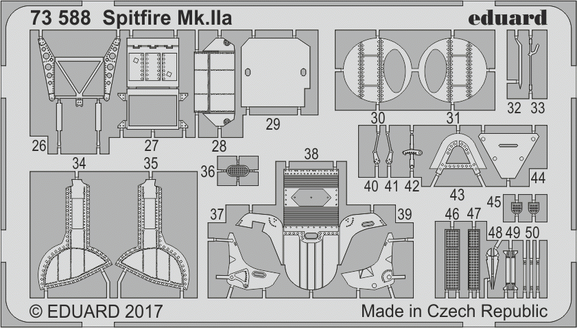 Eduard 73588 Spitfire Mk. IIa REVELL 1/72 – imagen 2