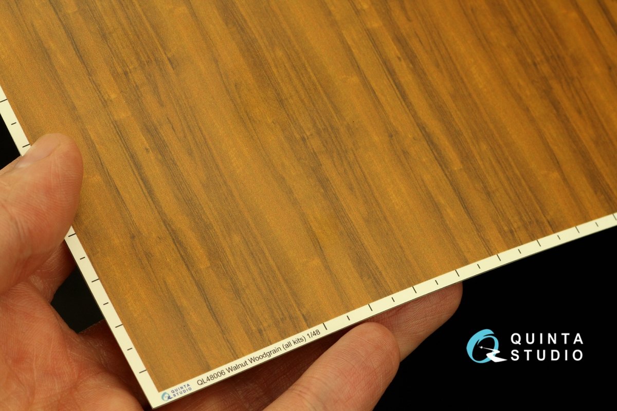 Quinta Studio QL48006 Walnut Woodgrain (all kits) 1/48 – immagine 3