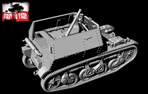 First To Fight PL124 - Niemiecki moździerz 8 cm na lekkim czołgu rozpoznawczym AMR 35(f) 1/72