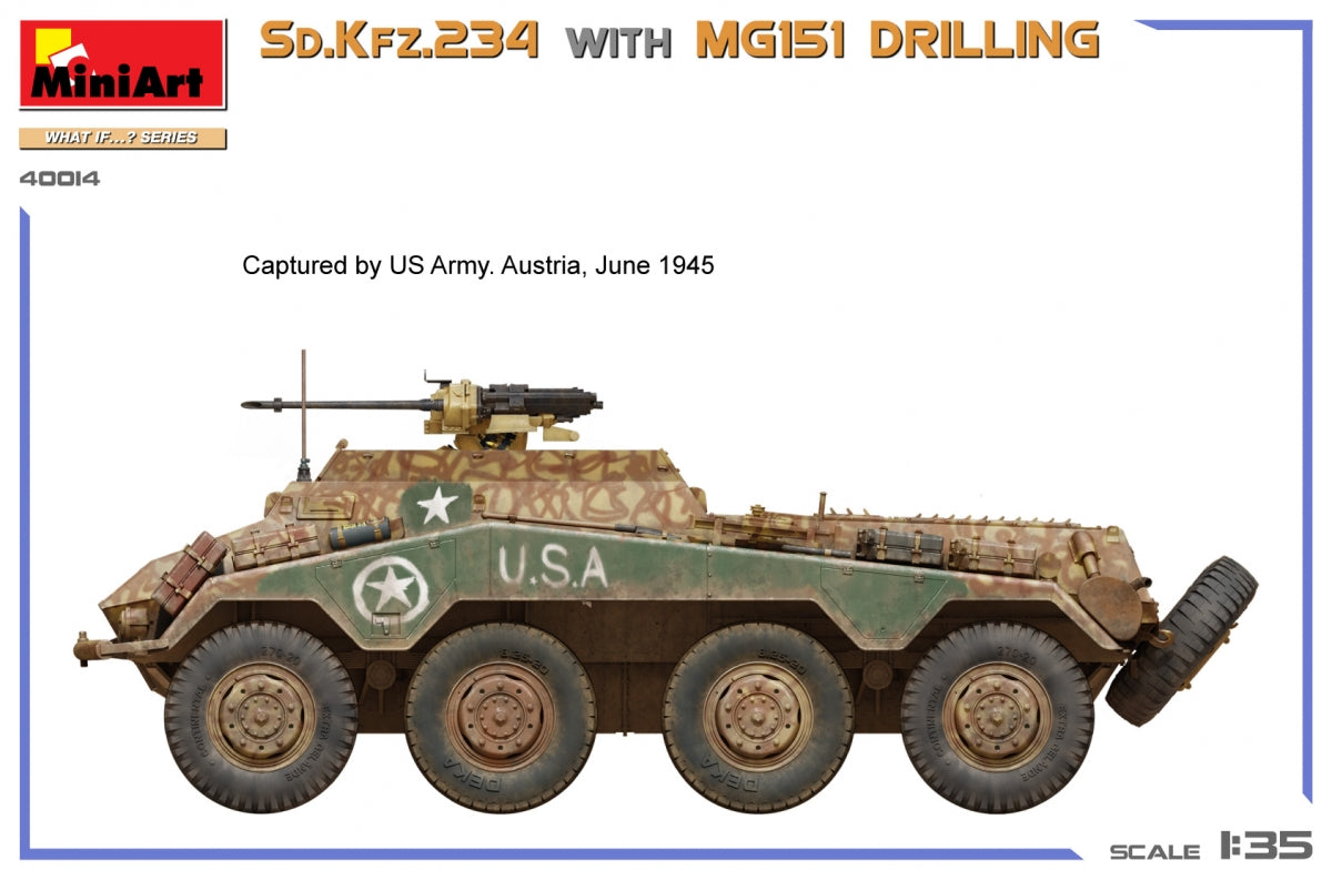 MiniArt 40014 Sd.Kfz.234 WITH MG151 DRILLING 1/35 – Bild 7