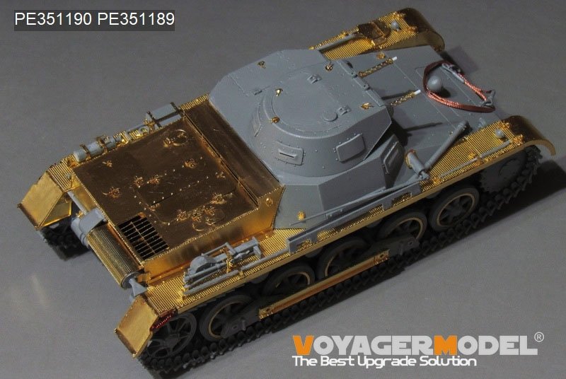 Ailes de char allemand Pz.Kpfw.I Ausf.B de la Seconde Guerre mondiale, modèle Voyager PE351190 (pour TAKOM 2145), échelle 1/35 – image 4