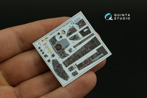 Quinta Studio QDS-32141 F-104G 3D-Printed &amp;amp; coloured Interior on decal paper (Italeri) (small version) 1/32 – zdjęcie 3