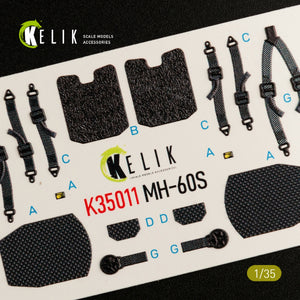 KELIK K35011 MH-60S KNIGHT HAWK INTERIOR 3D DECALS FOR KITTY HAWK KIT 1/35 – imagen 4