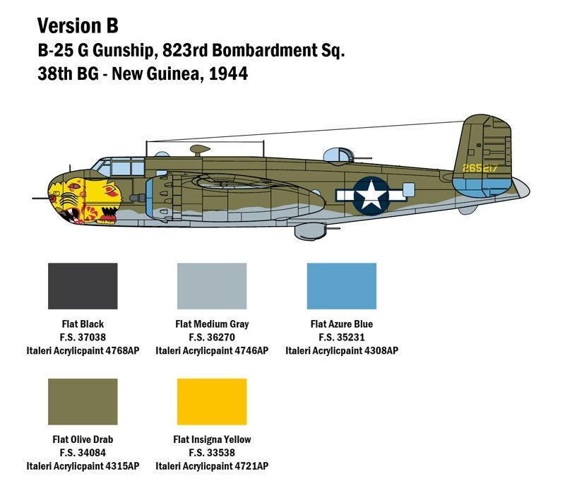 Italeri 2787 B-25G Mitchell 1/48 – Bild 3