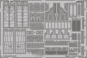 Eduard 72634 He 111H-6 exterior AIRFIX 1/72
