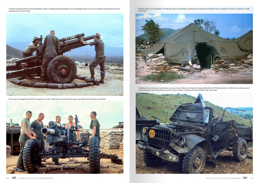 AK Interactive AK130007 AMERICAN ARTILLERY IN VIETNAM EN – immagine 8