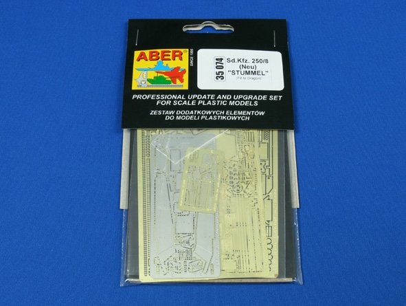 Aber 35074 Sd.Kfz.250/8 Neu Stumel (DRA) 1/35 – imagen 3