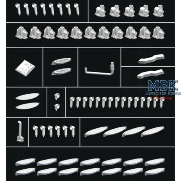 FlyHawk Model FH400001 RMS TITANIC Upgrade Parts for Academy 1/400 – image 4