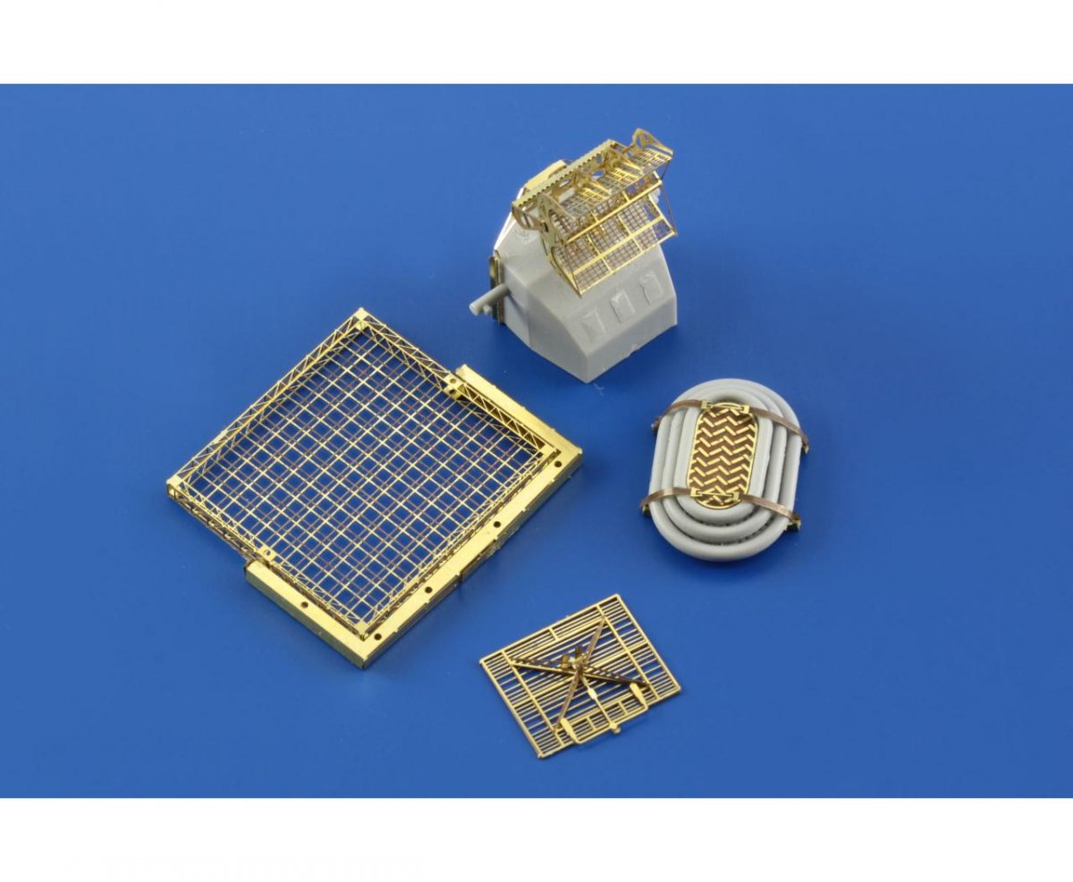 Eduard 53129 USS Hornet CV-8 part 2 - radar antennas MERIT 1/200 – Bild 7