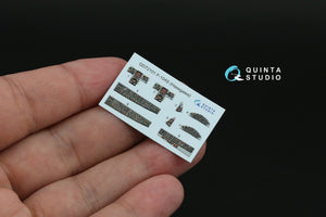 Quinta Studio QD72101 F-104S 3D-Printed &amp;amp; coloured Interior on decal paper (Hasegawa) 1/72 – zdjęcie 3
