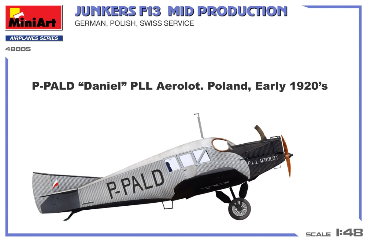 MiniArt 48005 Junkers F13. Mid Prod. German, Polish, Swiss Service 1/48 – image 10