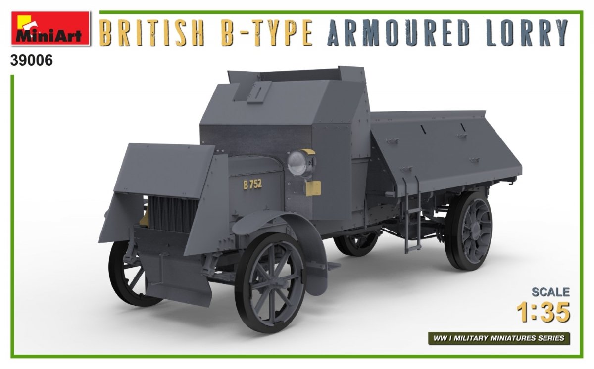 Miniart 39006 BRITISH B-TYPE ARMOURED LORRY 1/35 – Bild 7