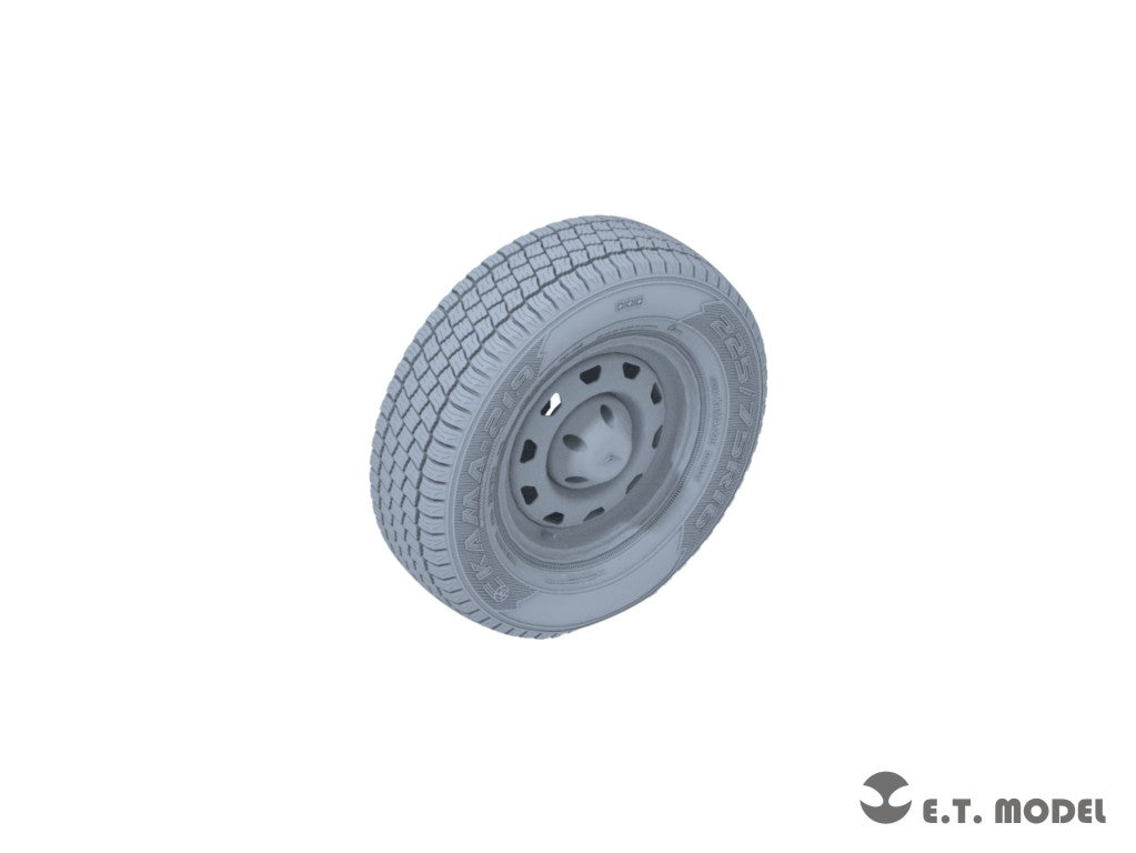 E.T. Model P35-115 Russian UAZ 3909 Military Van Sagged wheels For ZVEZDA 3644 1/35 – Bild 2